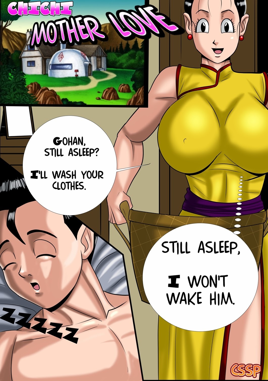 Chichi Mother Love Dragon Ball Z 01