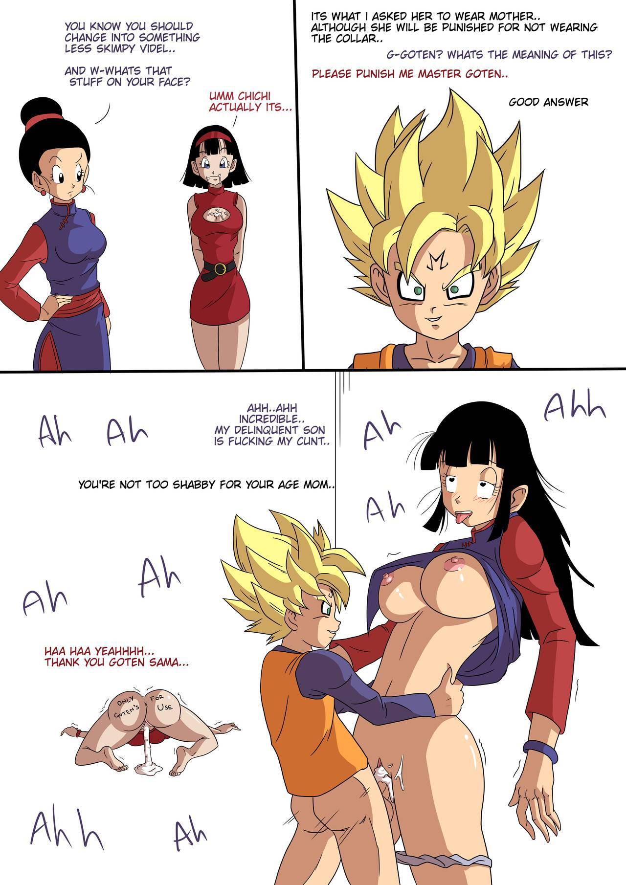 Majin goten porn comic