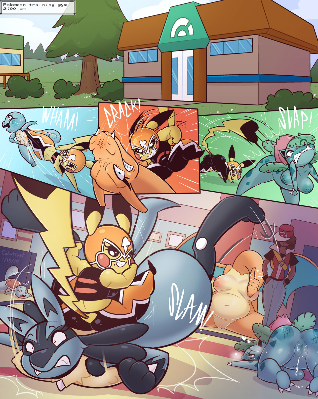 Chicas Typical Training Day Pokemon 01