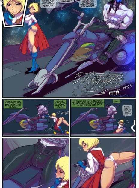 PowerGirl XXX Lobo – Fred Perry