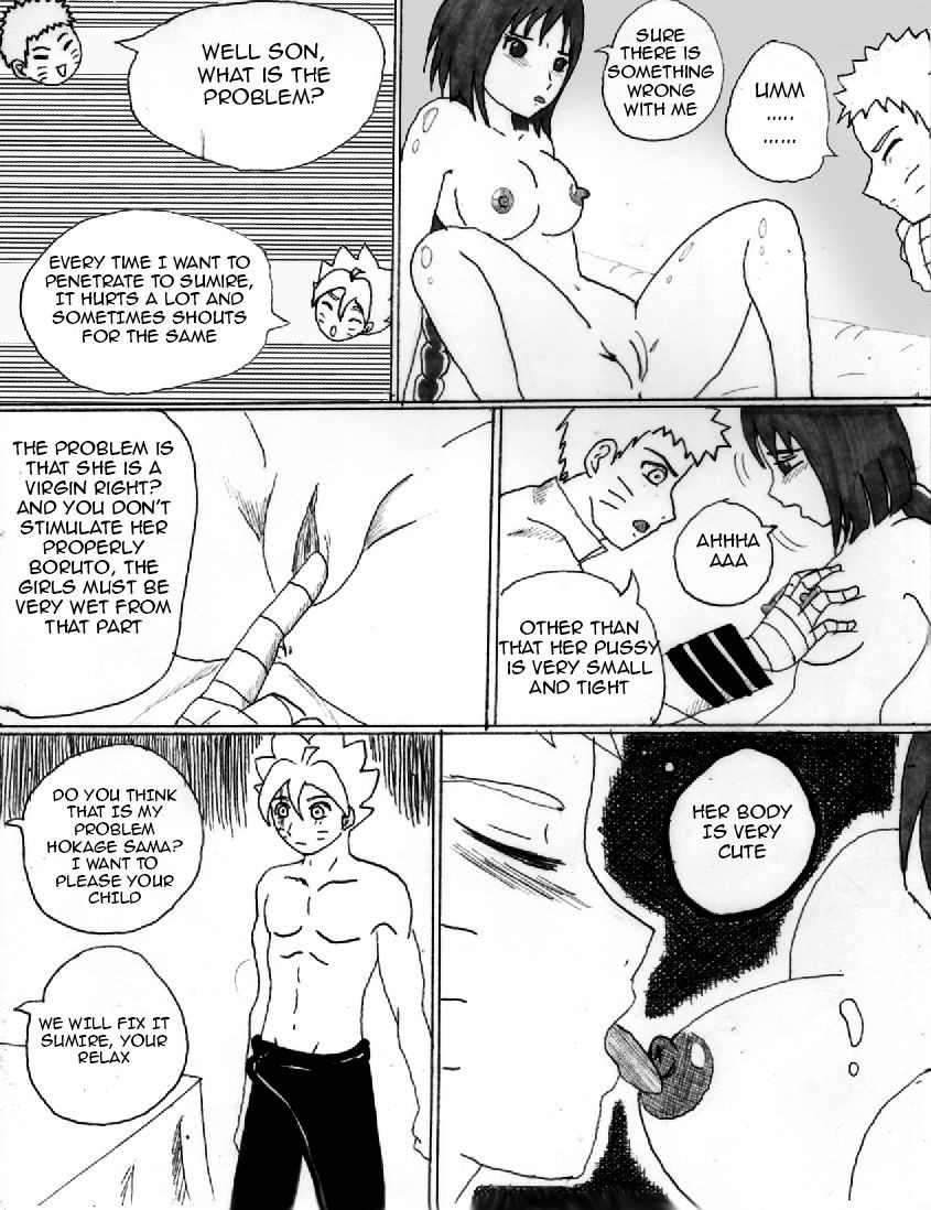 Cecyartbytenshi A Meeting At Home Boruto 07
