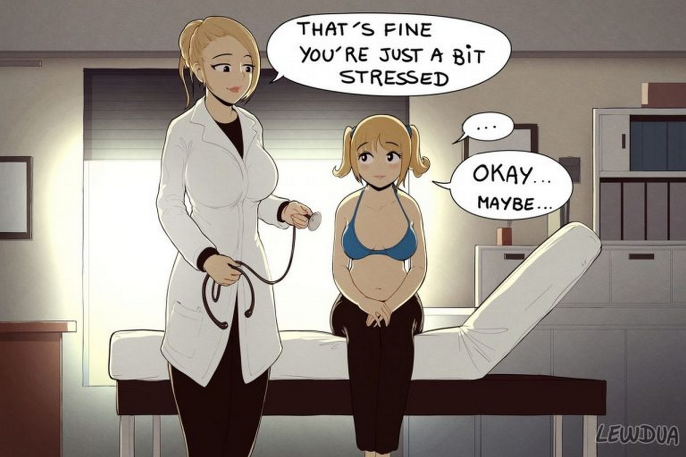 Nessie At The Doctor Lewdua 01