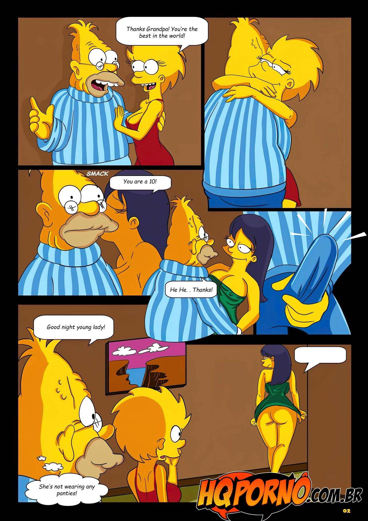 Os Simpsexys – Sleepover At Grandpas House 3