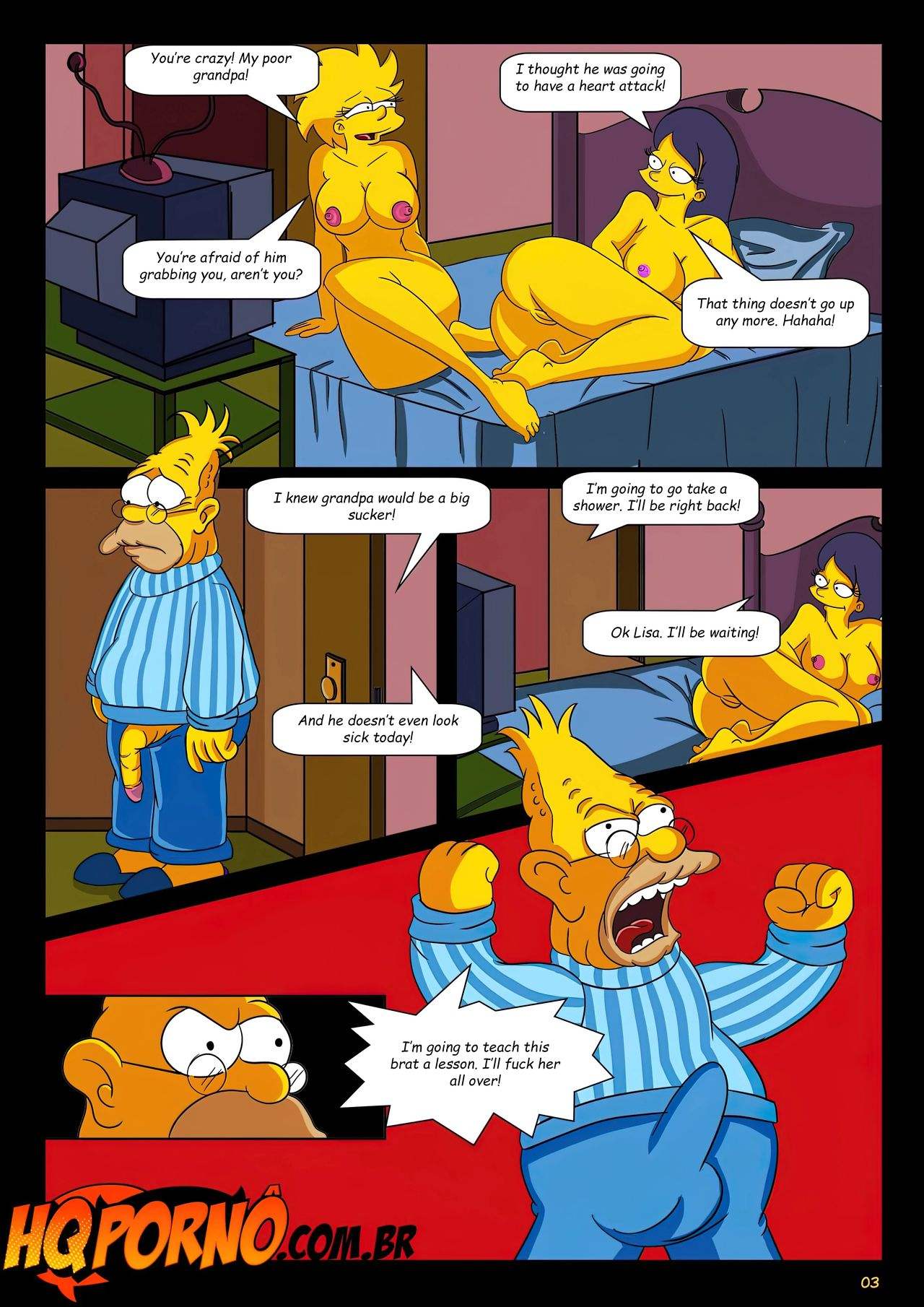 Os Simpsexys – Sleepover At Grandpas House 4