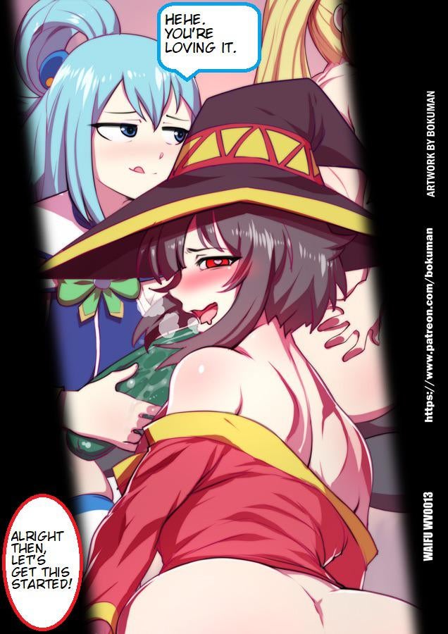 Megumin Vouyerism Konosuba 17