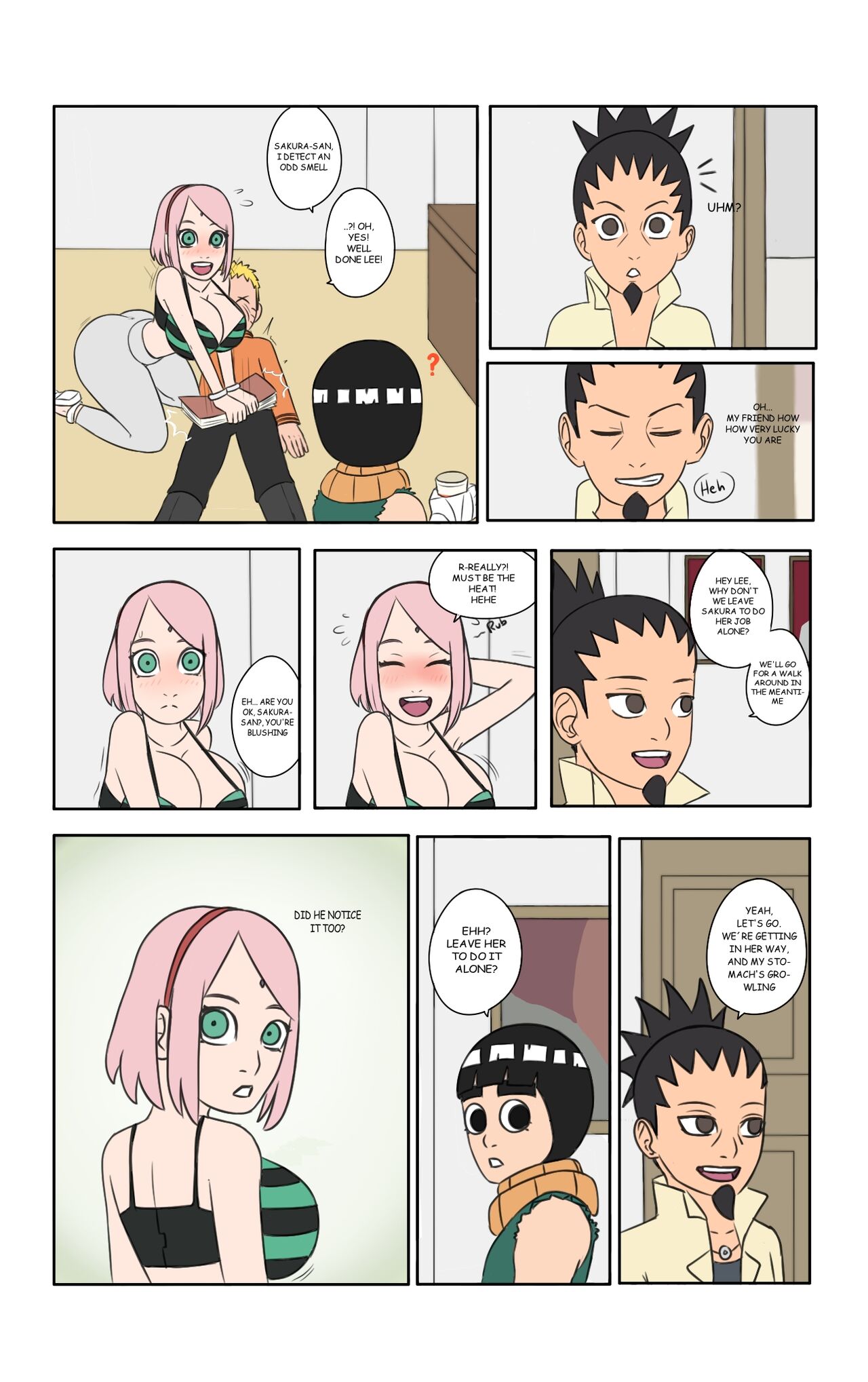 Hot Days In Konoha Naruto 12