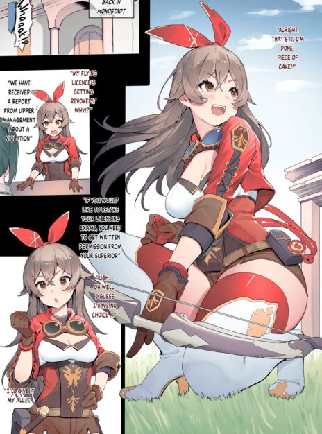 Amber Zoku Genshin Impact 1