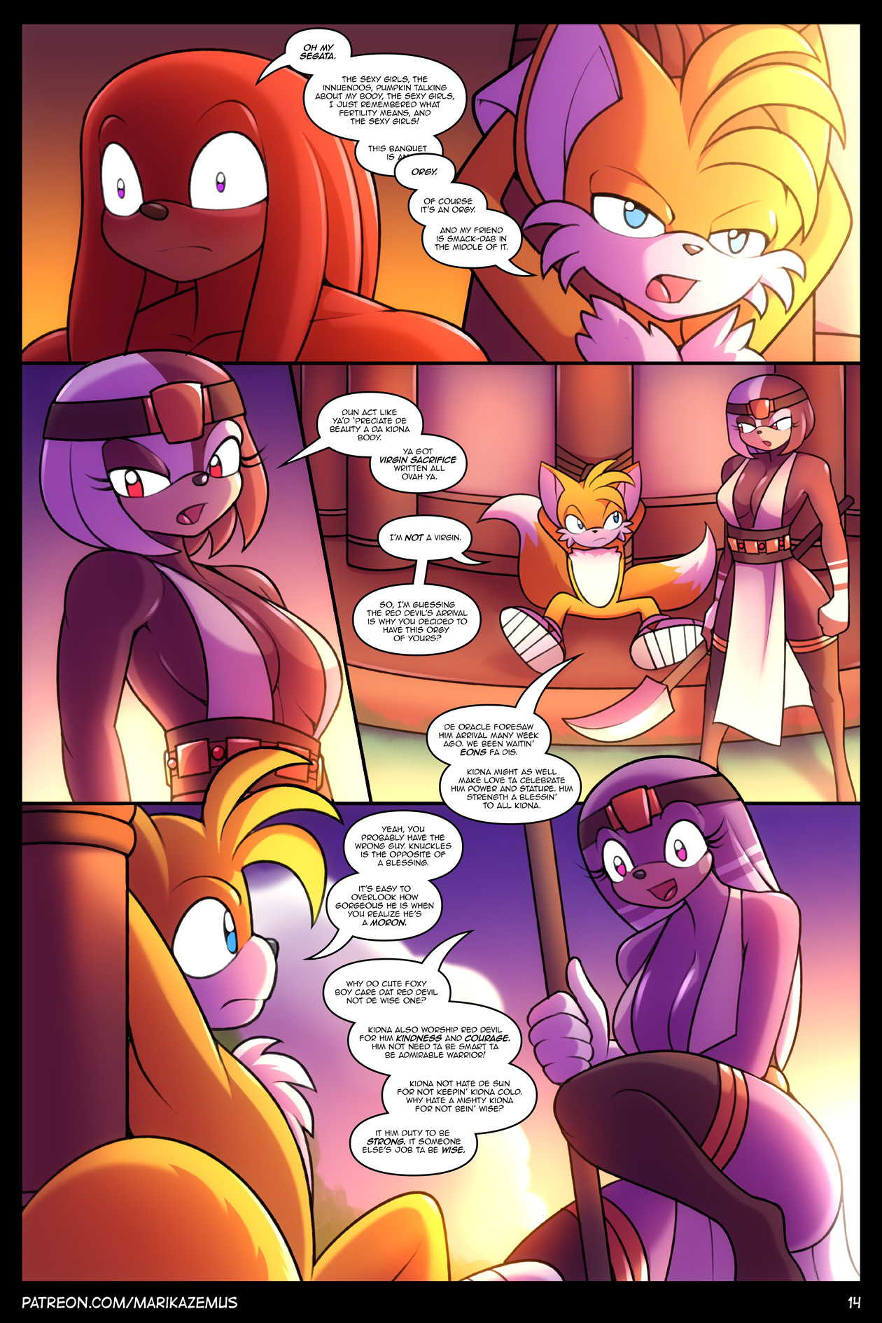 Sonic Boom Echidna Nights Marikazemus 14