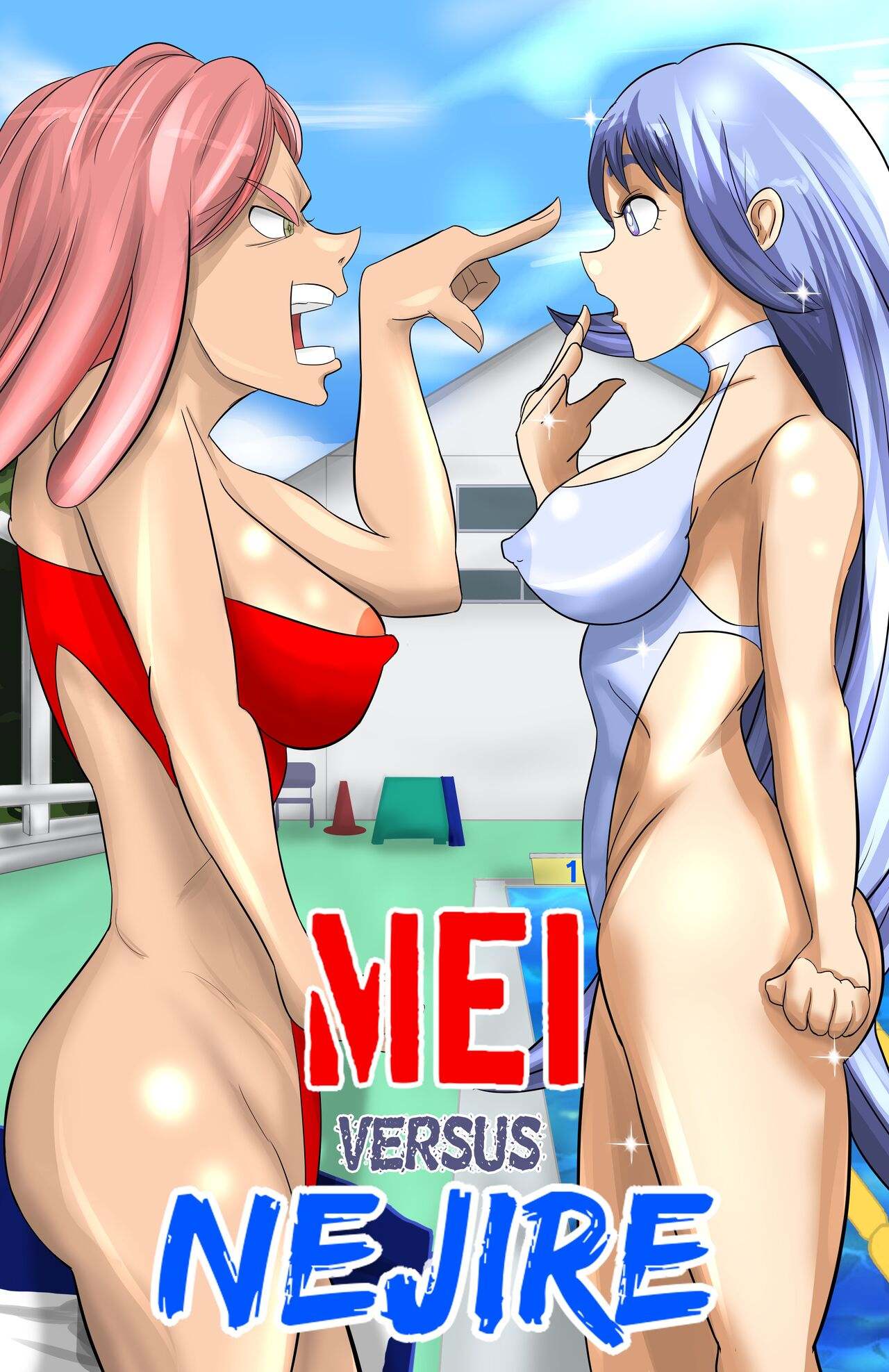 My Hero Academia – Mei Vs Nejire 01