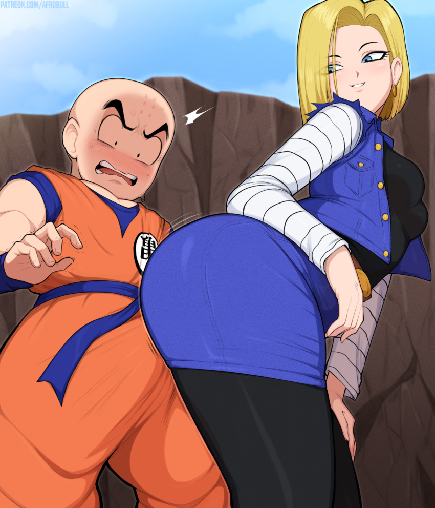 Krilln And Android 18s First Meeting Afrobull 01