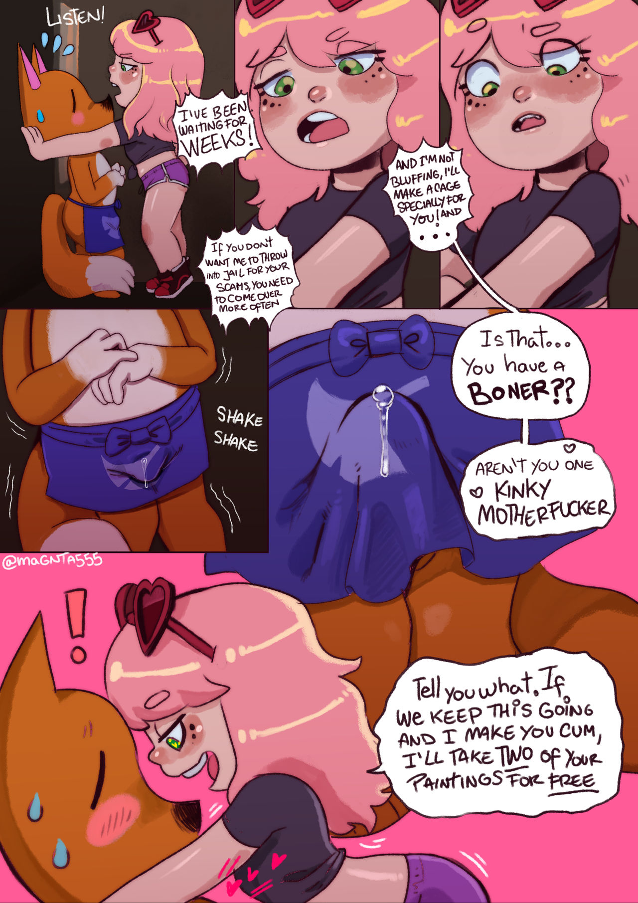 Animal Crossing.. Busy Day Magnta 03
