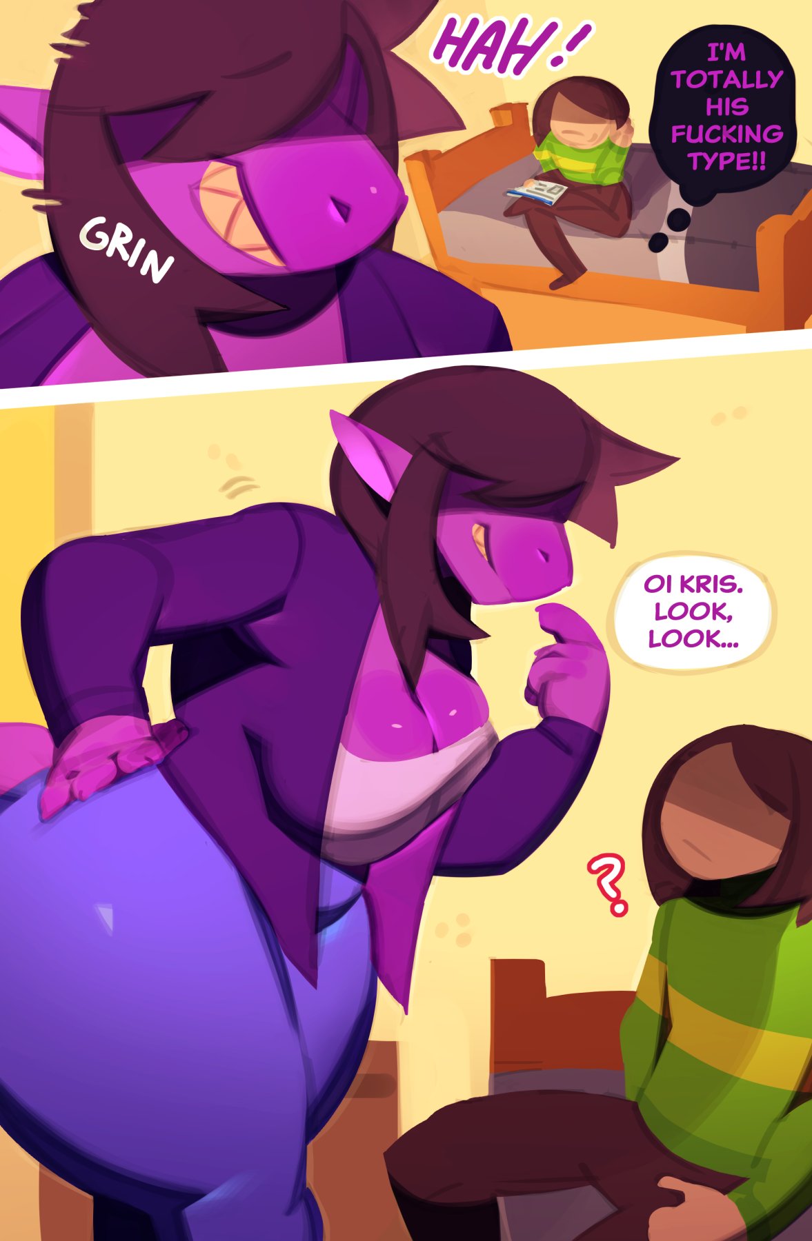 Deltarune Kris And Susie Svarzye 05