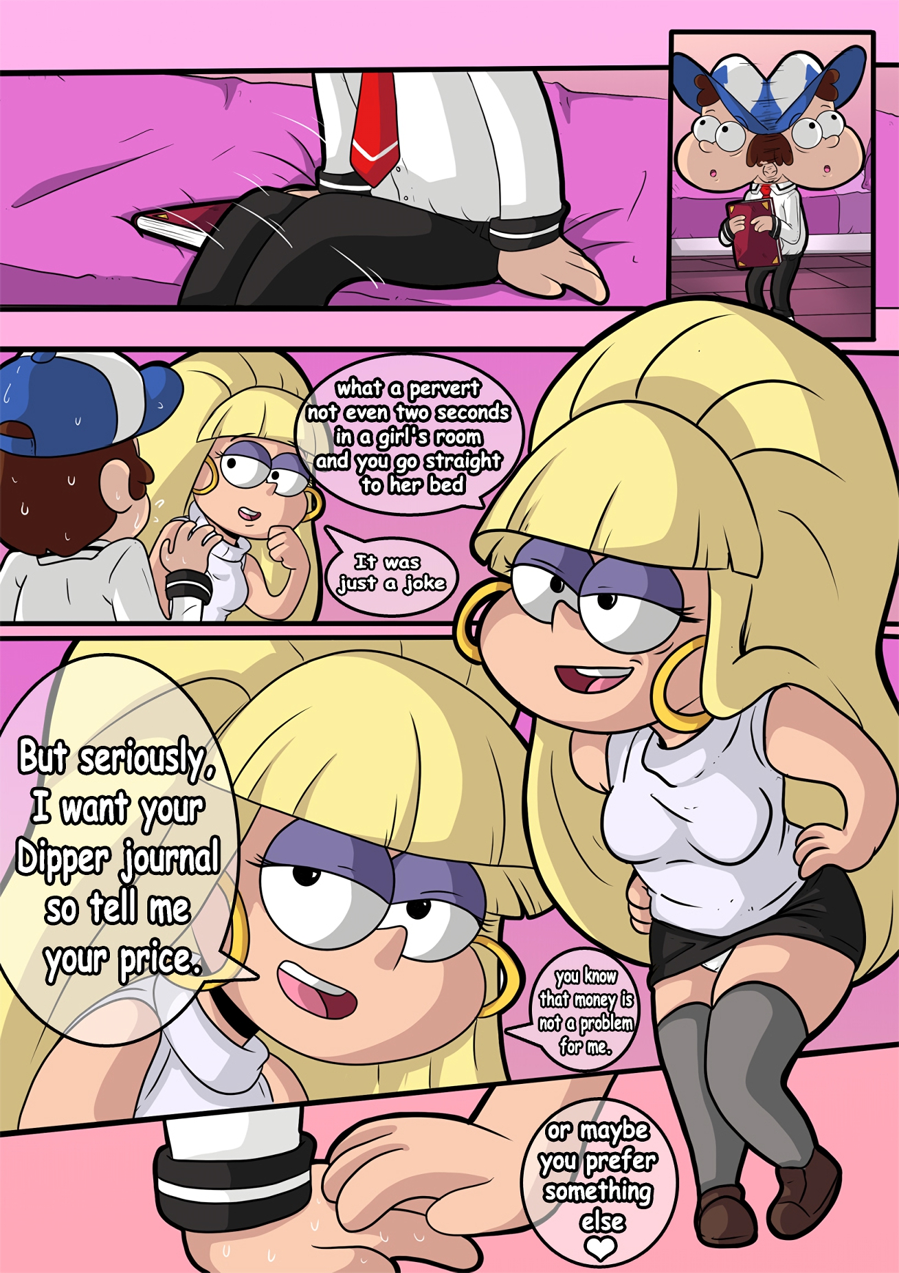 Gravity Falls And Bible Black Indecente Creatividad 05