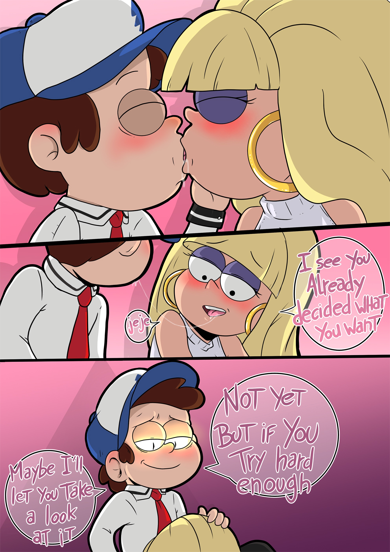 Gravity Falls And Bible Black Indecente Creatividad 07