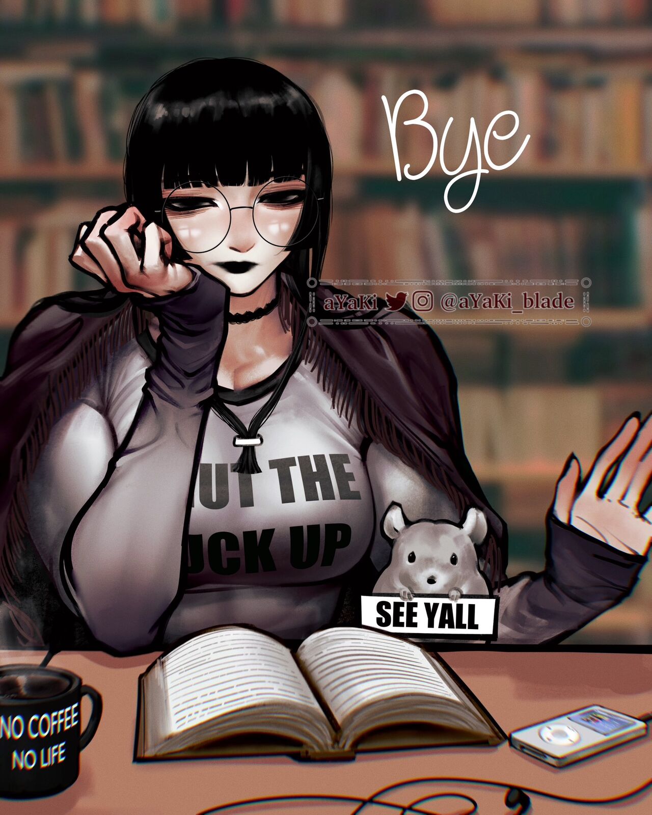 Sylense. Goth Librarian Ayaki 16